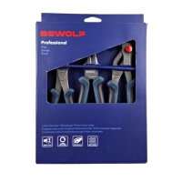 набор шарнирно-губцевых инструментов crv, бокорезы 180 мм, плоскогубцы 200, клещи 250, "professional оптом